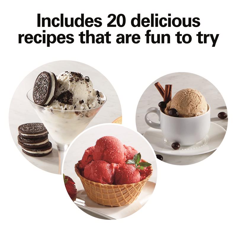 Hamilton Beach White 4 qt Ice Cream Maker 15.3 in. H X 12.5 in. W X 11.1 in. L, Pack of 2
