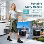 Portable Ice Maker | Countertop Bullet Ice Machine with Fast Production | Compact Design for Home and Outdoor Use