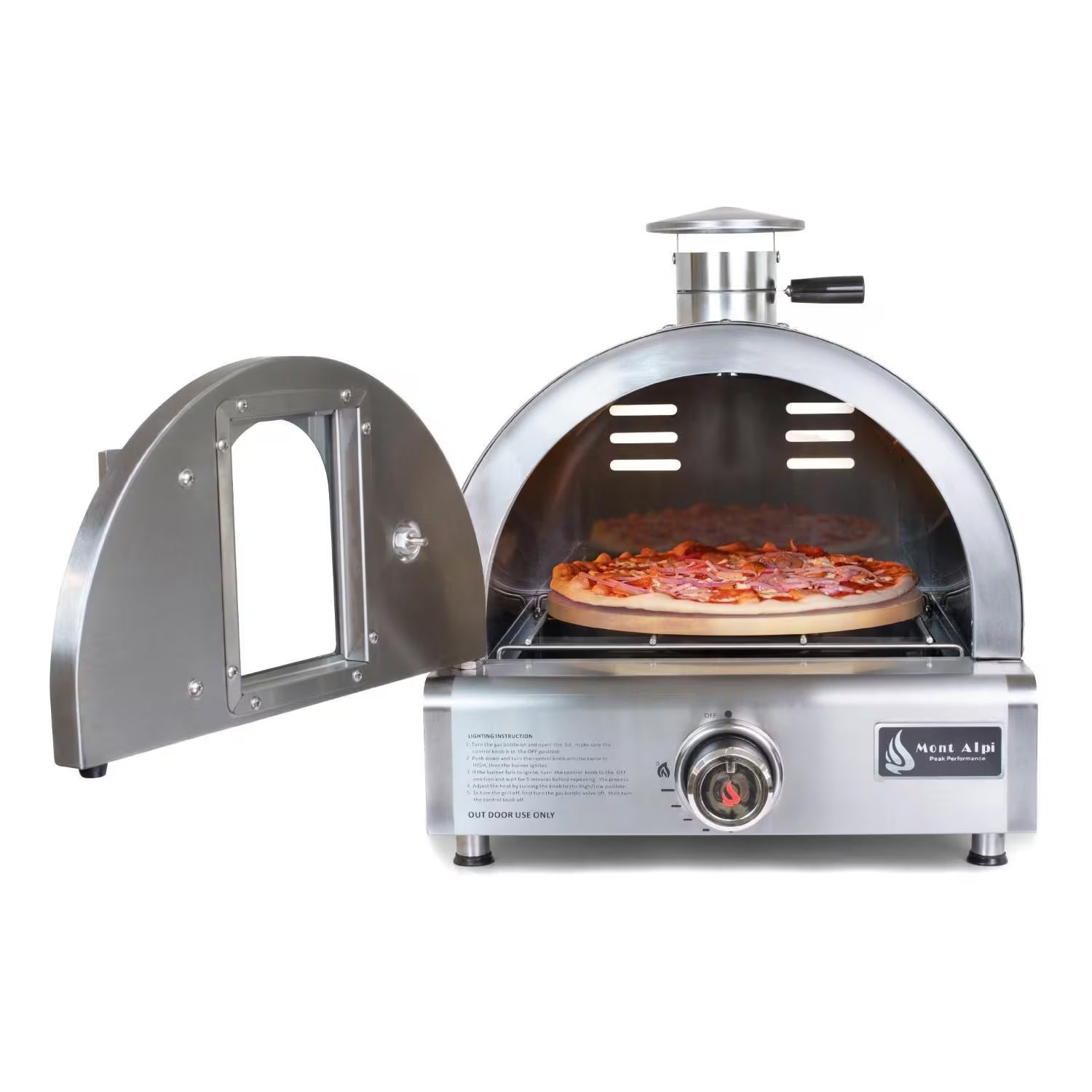 Mont Alpi Portable Propane Outdoor Pizza Oven